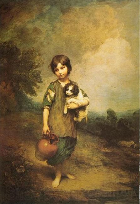 Thomas Gainsborough A Cottage Girl with Dog and Pitcher